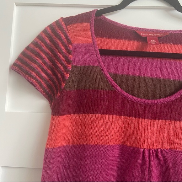 B.U.M. Equipment Y2K Striped Knit Top - Picture 2 of 13